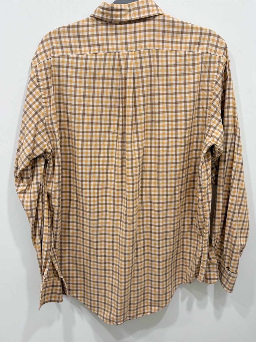 Lands' End Men Collared Button-Down long sleeve Shirt cotton see measurements - Picture 3 of 4